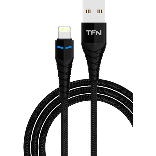 Кабель TFN 8pin (Lightning-USB) Knight (1 метр) чёрный