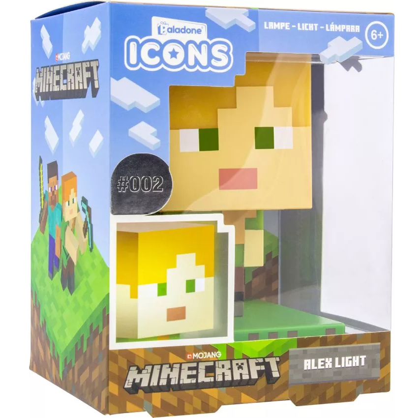 Светильник Paladone Minecraft Alex Icon Light V2 (PP6591MCFV2)
