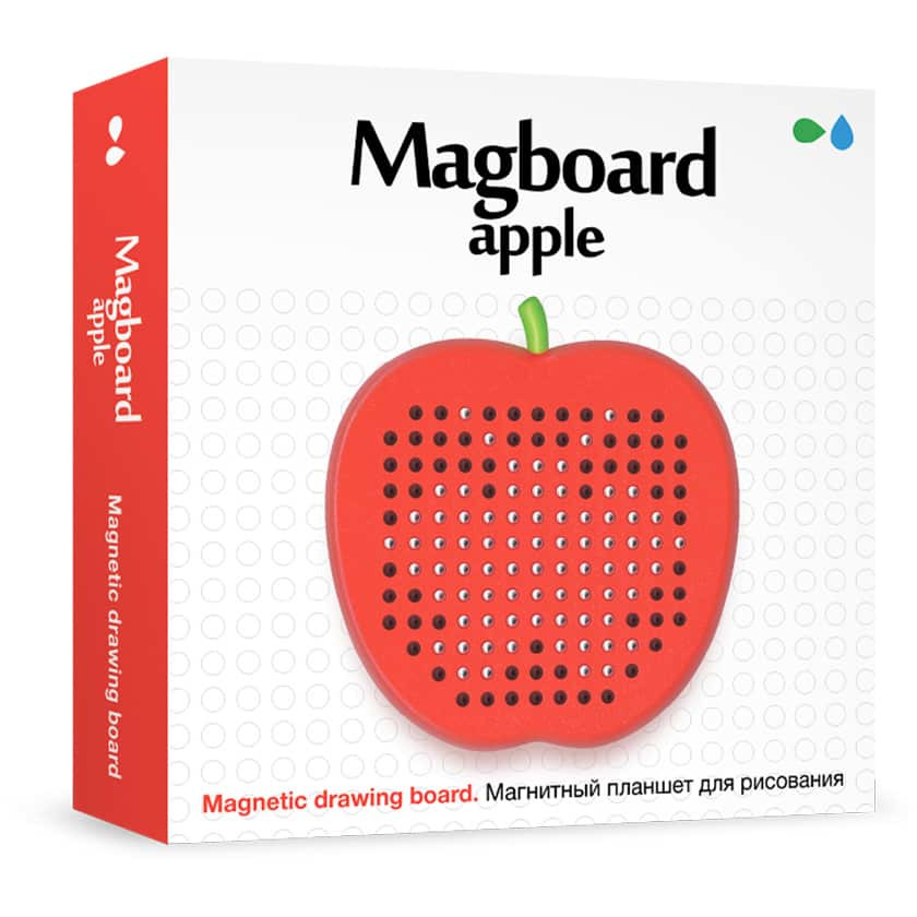 Планшет детский Назад К Истокам для рисования магнитами Magboard Яблоко красный (MGBB-APPLE)