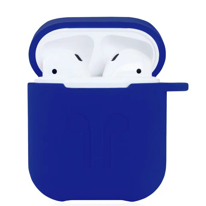 Чехол Guardi Soft Touch Protective Case для Airpods 1/2 синий