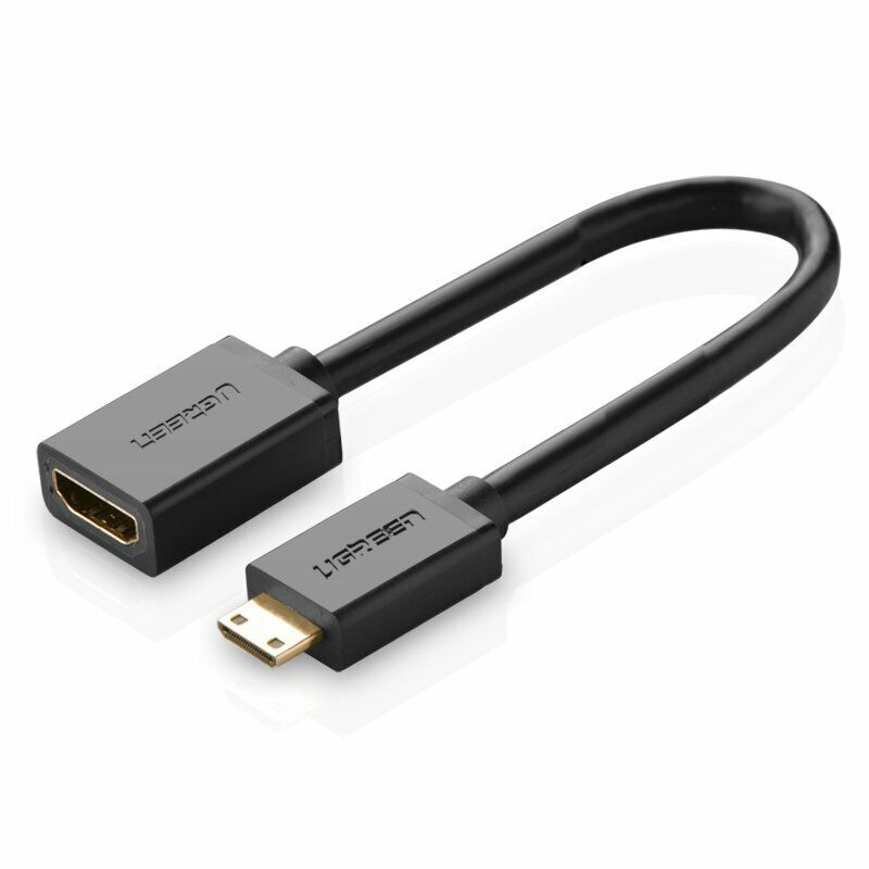 Кабель Ugreen miniHDMI to HDMI Cable (0,22 метра) чёрный (20137) 