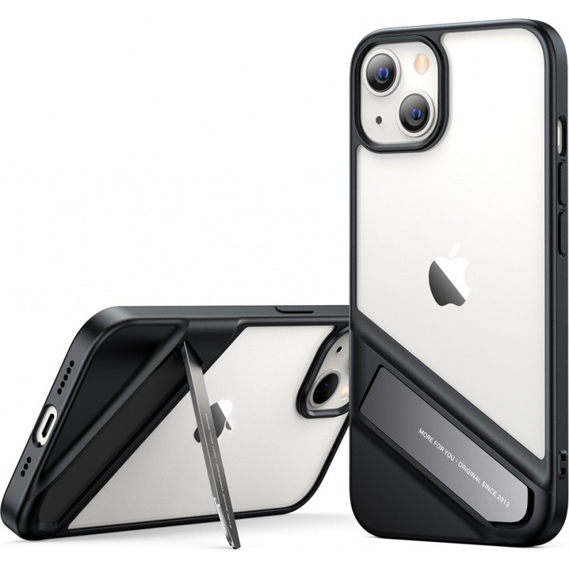 Чехол Ugreen LP737 Kickstand Protective Case для iPhone 15 чёрный / прозрачный (25404)