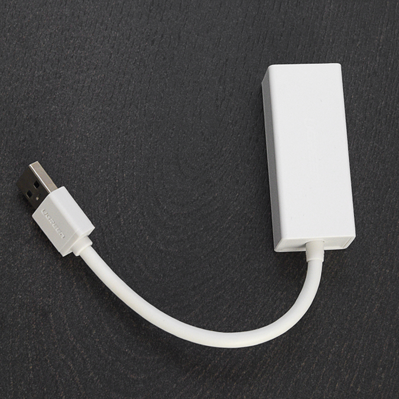 Переходник Ugreen CR111 (20255) USB 3.0 Gigabit Ethernet Adapter белый