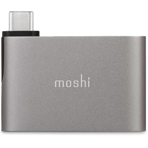 Переходник Moshi USB-C to Dual USB-A серый космос