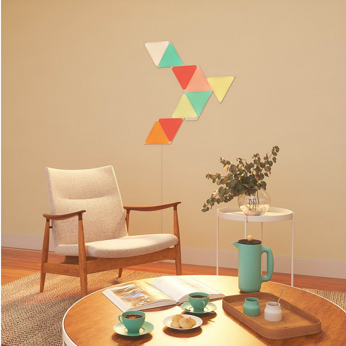 Дополнительные панели Nanoleaf Shapes Triangles (без управляющего блока) 3 панели (NL47-0001TW-3PK)