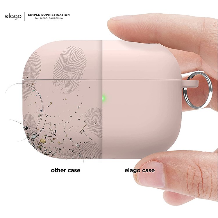Чехол Elago Liquid Hang Case для AirPods Pro 2 (2022) Розовый (Sand Pink)
