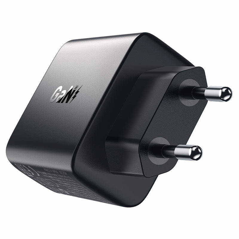 Сетевое зарядное устройство Acefast A57 PD35W GaN 2 x USB + USB-C Charger чёрное (AF-A57-BK)