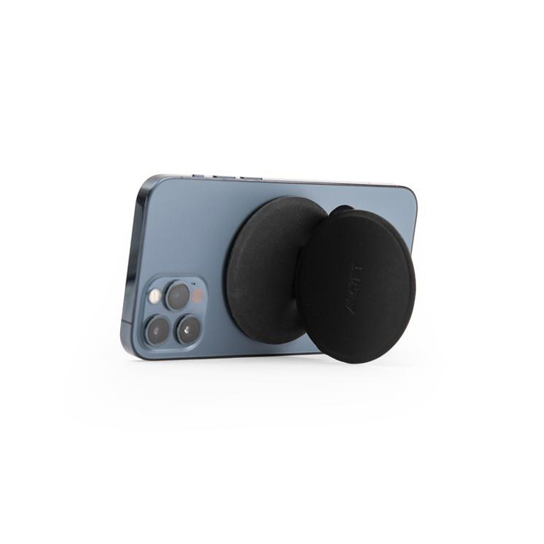 Подставка-держатель для iPhone 12/13/14 MOFT Snap Phone Grip & Stand чёрная (MS018A-1-BK)