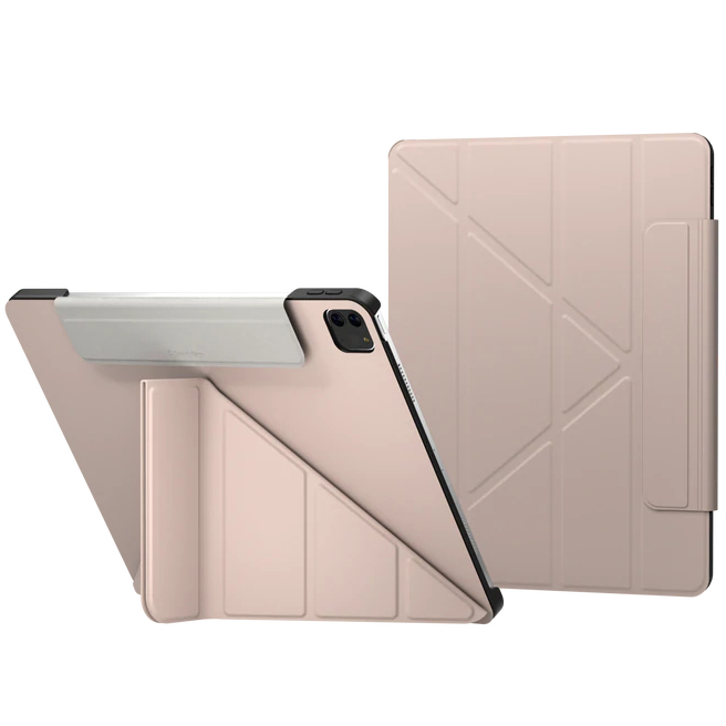 Чехол SwitchEasy Origami Protective Case для iPad Pro 12.9" (2018-2021) розовый (GS-109-176-223-182)
