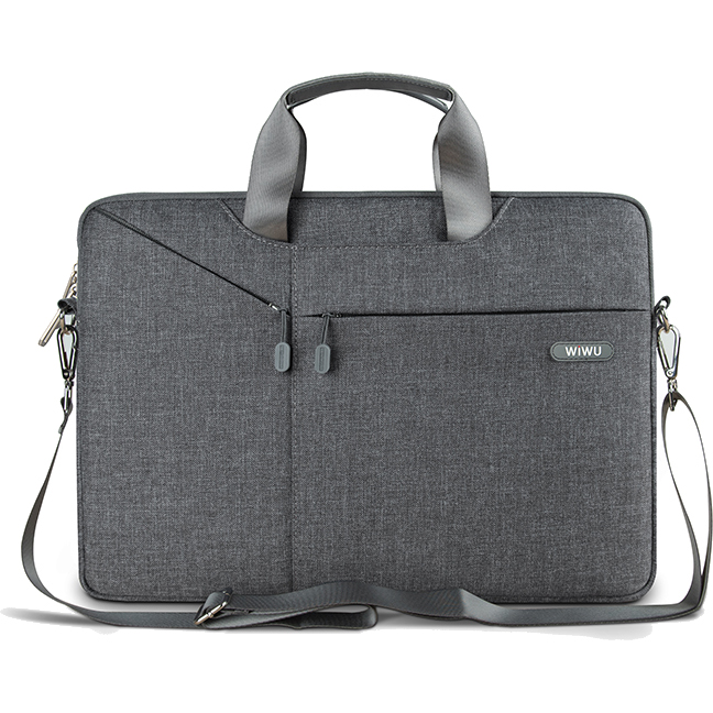 Сумка WiWu City Commuter Bag для ноутбуков 13.3" серая (GM4229MB13)
