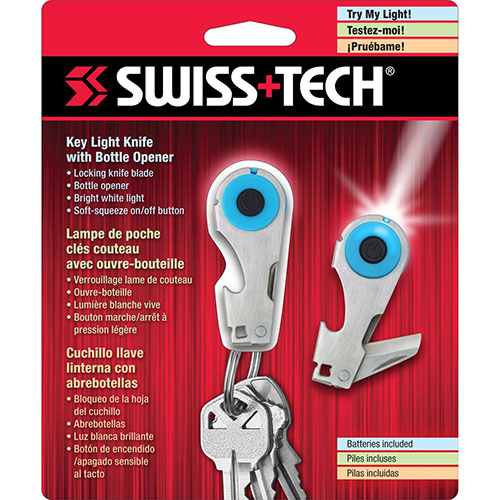 Карманный мультиинструмент Swiss+Tech Key Light Knife with Bottle Opener