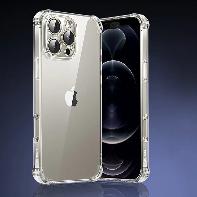 Чехол Ugreen CA104 Bright Cushion Protective Case для iPhone 16 Pro Max прозрачный (45916)