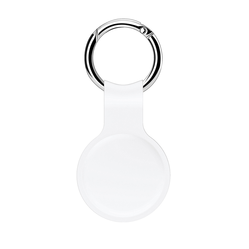Брелок-подвеска iNeez Silicone AirTag Case для AirTag белый