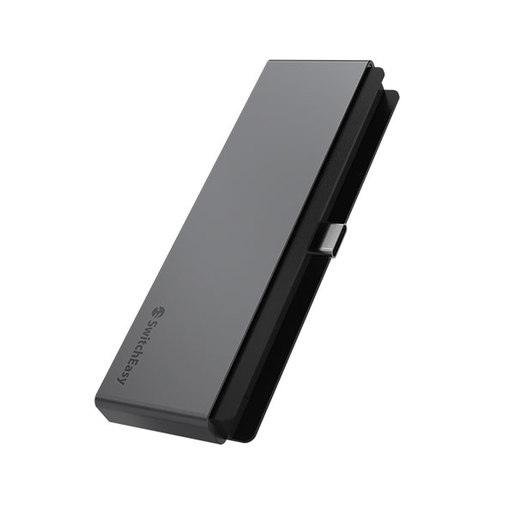 Хаб SwitchEasy SwitchDrive 6 in 1 USB-C HUB USB Type-C / mini jack 3.5 мм / MicroSD / SD / USB / HDMI серый космос (GS-105-202-253-101)