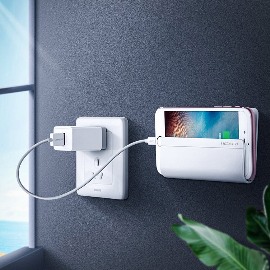 Держатель для смартфона UGREEN LP108 Adhesive Wall Mount Cell Phone Charging Holder (30394)