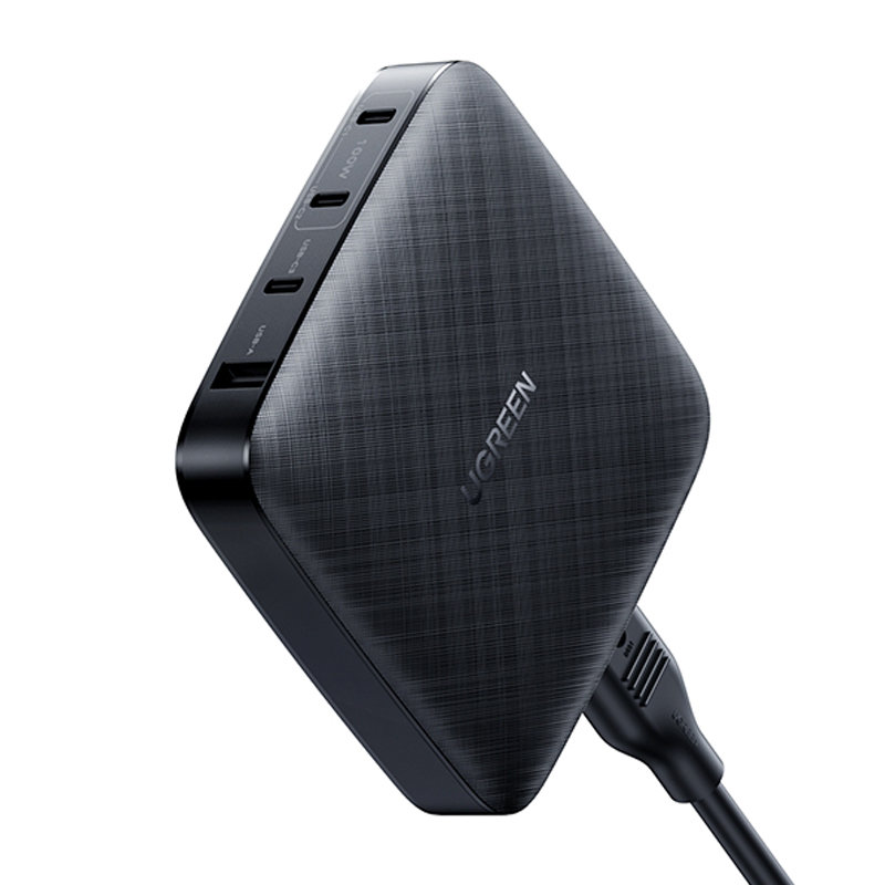 Сетевое зарядное устройство UGREEN CD226 3 x USB Type-C / 1 x USB 100W Power Delivery чёрное (70870) 
