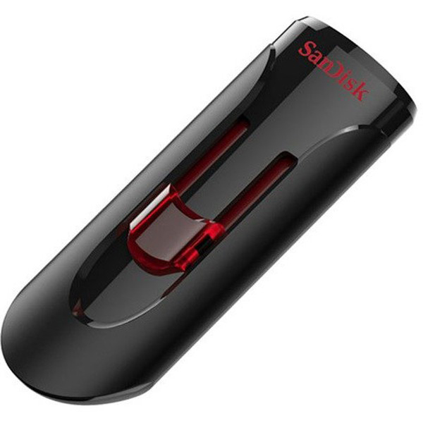 Флеш-накопитель SanDisk CZ600 Cruzer Glide 64 Гб чёрная
