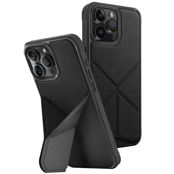 Чехол Uniq Transforma Magsafe для iPhone 15 Pro Max чёрный