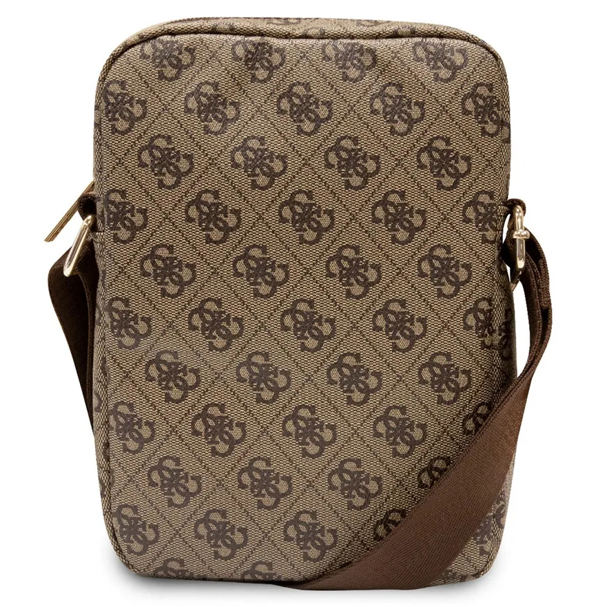 Сумка Guess PU 4G Printed Stripes для планшетов 8" коричневая (GUTB8P4RPSW)