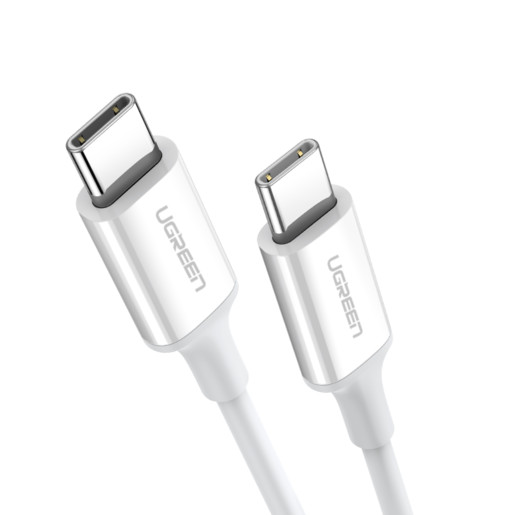 Кабель UGREEN US264 (60519) USB-C Male 3A 60W 1.5м белый