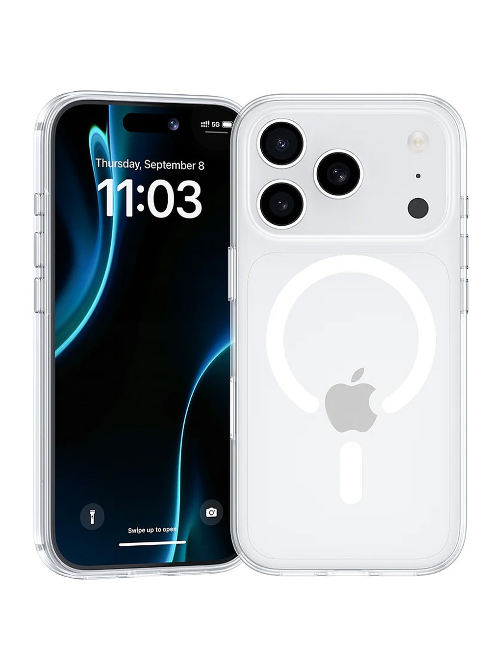 Чехол Benks для iPhone 17 Pro Max силиконовый прозрачный