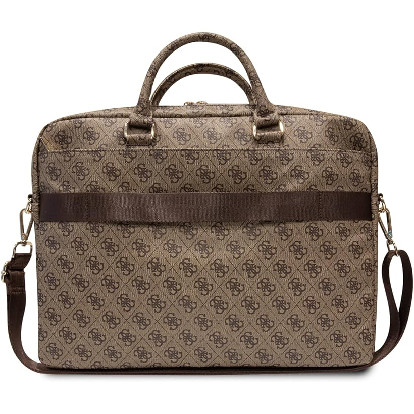 Сумка CG Mobile Guess 4G Printed Stripes для ноутбуков 16" коричневая (GUCB15P4RPSW) 