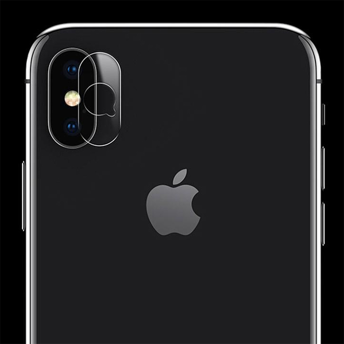 Защитное стекло на камеру USAMS Camera Lens Glass для iPhone X/XS/XS Max прозрачное