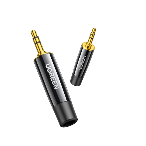 Коннектор Ugreen AV189 (20762) 3.5mm Audio Connector (4 шт) чёрный