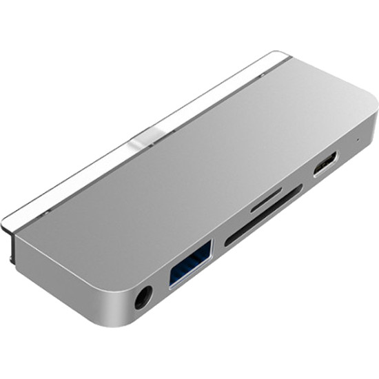 USB-хаб HyperDrive 6-in-1 USB-C Hub для iPad Pro серебристый (HD319-SILVER) без переходника