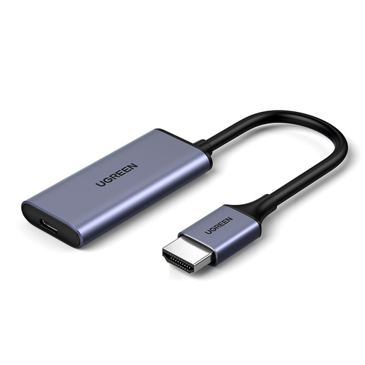 Конвертер Ugreen CM323 (70693) HDMI to USB-C Converter серый