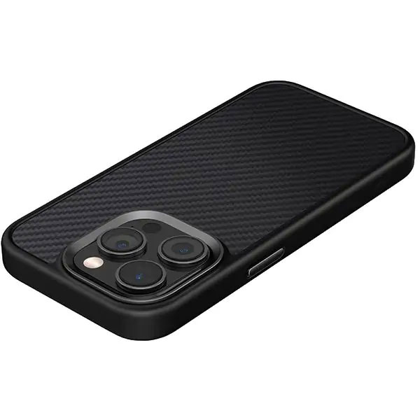 Чехол Uniq для iPhone 15 Pro Max KEVA Kevlar черный (MagSafe)