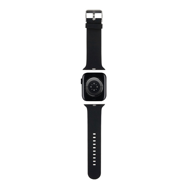 Ремешок CG Mobile Lagerfeld 3D Rubber NFT Karl Head для Apple Watch 38/40/41 мм чёрный