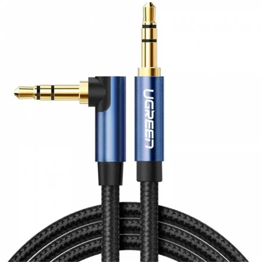 Кабель Ugreen AV112 3.5 mm (60179) - угловой 1 метр