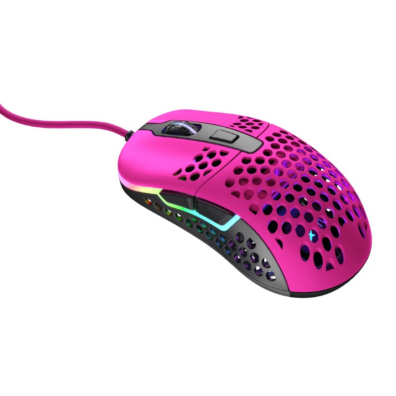 Игровая мышь Xtrfy M42 c RGB подсветкой розовая