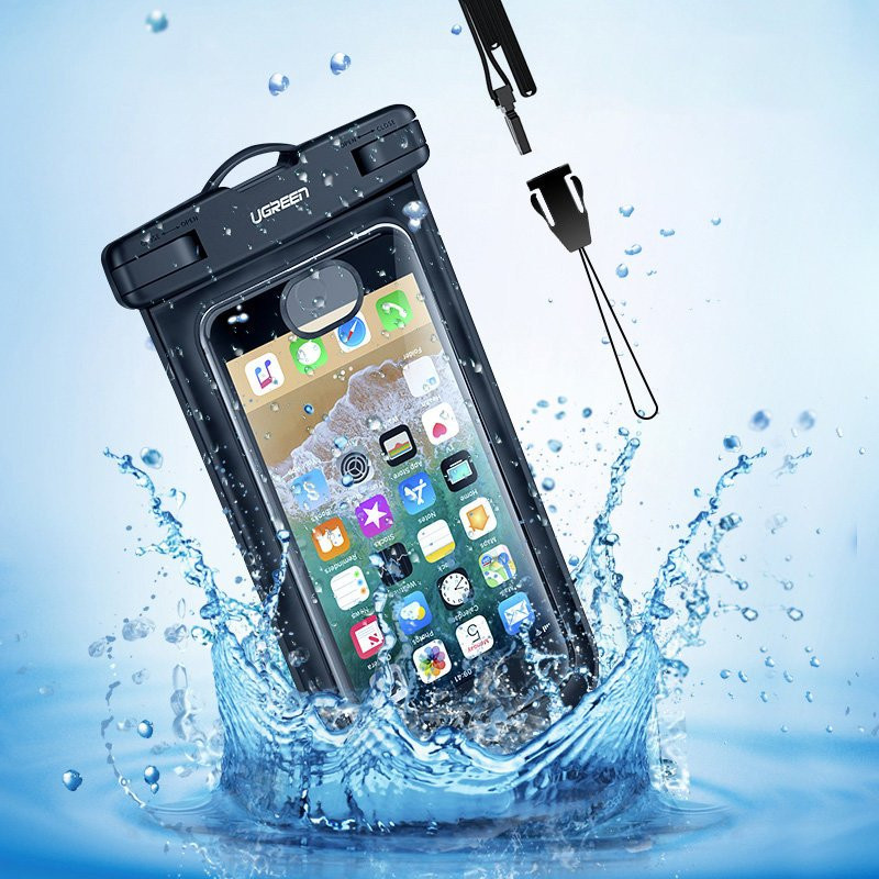 Чехол водонепроницаемый для смартфонов Ugreen LP716 (45181) Waterproof Phone Pouch чёрный