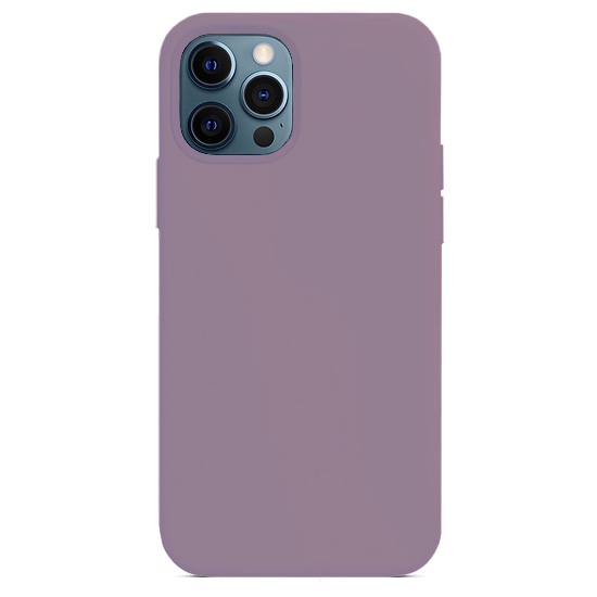 Силиконовый чехол YablukCase Silicone Case для iPhone 12 Pro Max лаванда