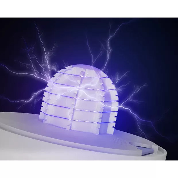 Антимоскитная лампа 3 в 1 Solove Mosquito Lamp 002D RU Серая (статический разряд, фумигатор, ночник)