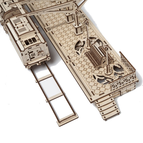 3D-пазл UGears Перрон (Railway Platform)