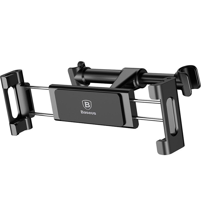 Автодержатель на подголовник Baseus Backseat Car Mount 140-180 мм (SUHZ-01) чёрный на спинку для задних пассажиров