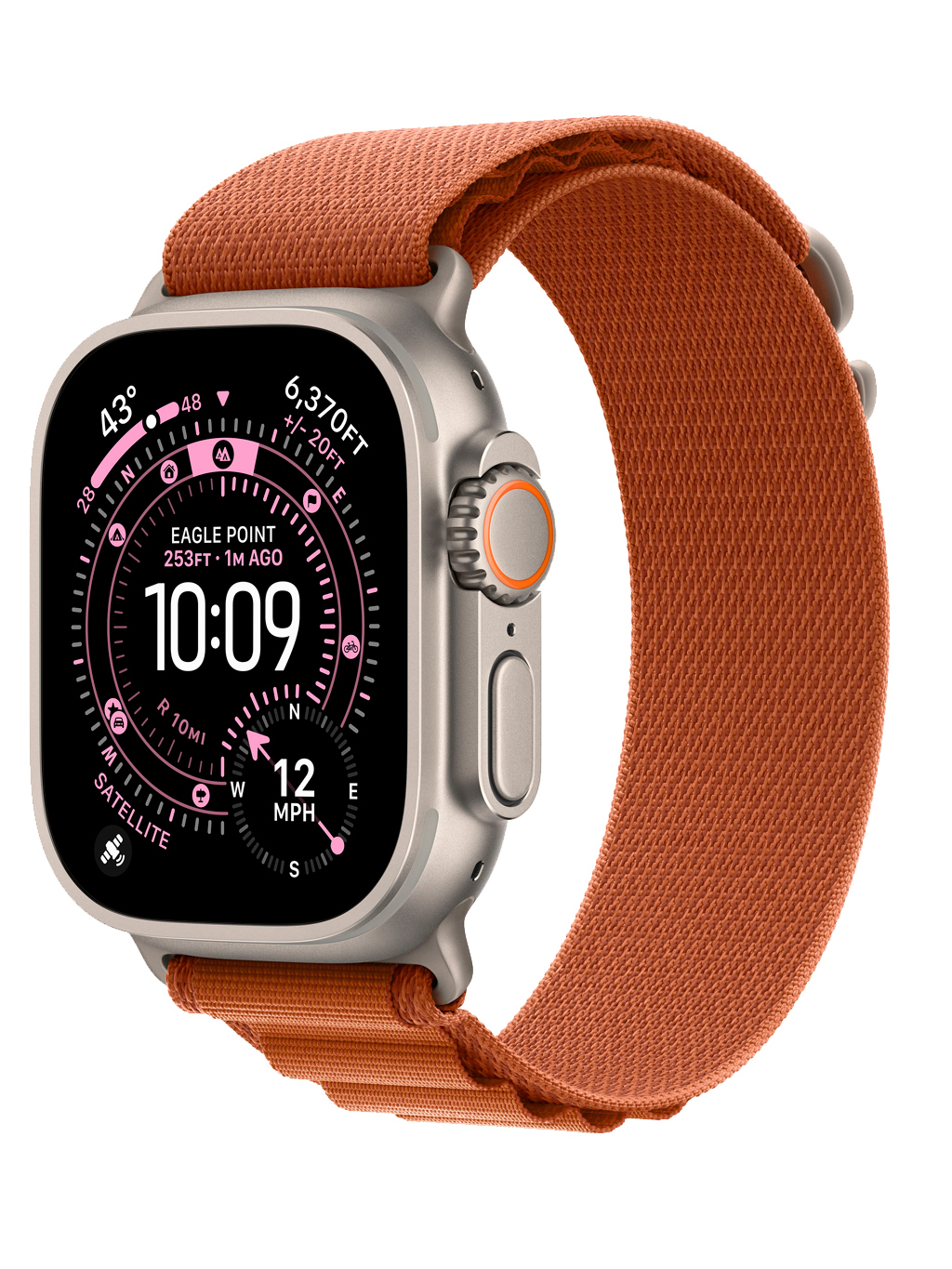 Часы Apple Watch Ultra 3 Natural 49 мм Alpine Loop терракотовый ремешок