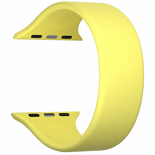 Силиконовый ремешок LYAMBDA Atria для Apple Watch 38/40 мм жёлтый (DSJ-23-40-YL)