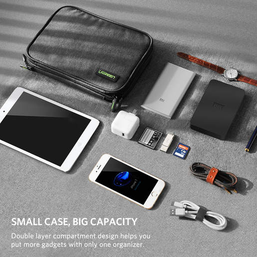 Органайзер UGREEN LP139 Storage Bag серый (50147)