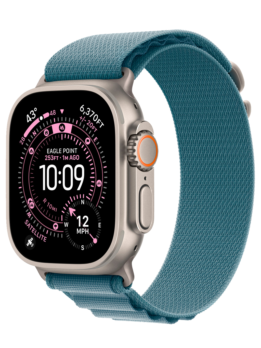 Часы Apple Watch Ultra 3 Natural 49 мм Alpine Loop Light Blue