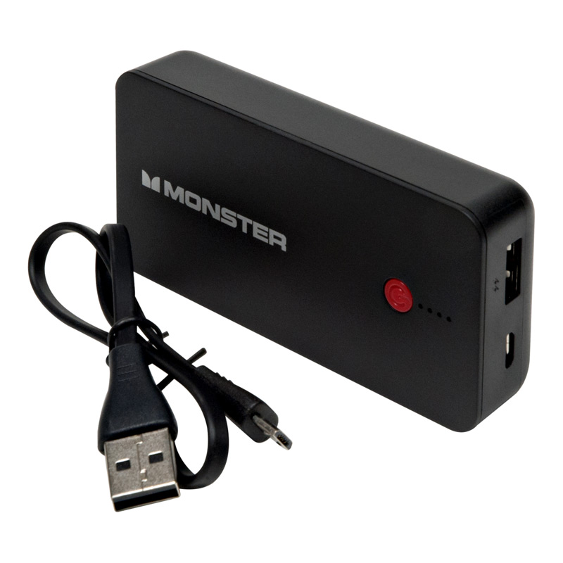 Внешний аккумулятор Monster Power Bank 5000 мАч чёрный