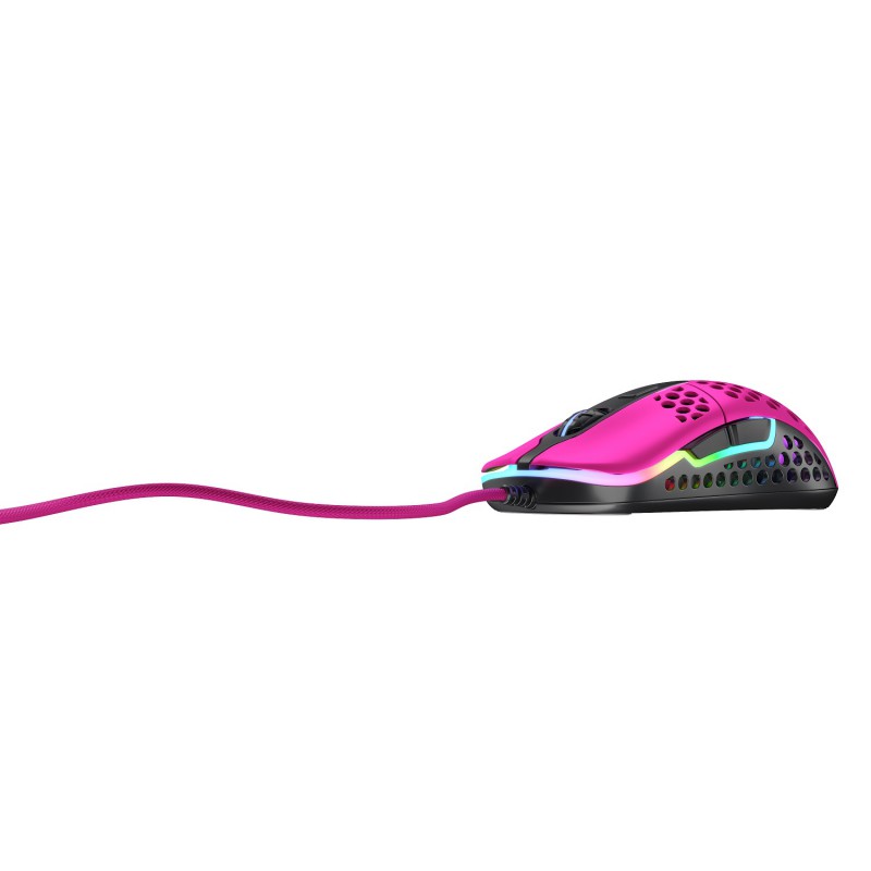 Игровая мышь Xtrfy M42 c RGB подсветкой розовая