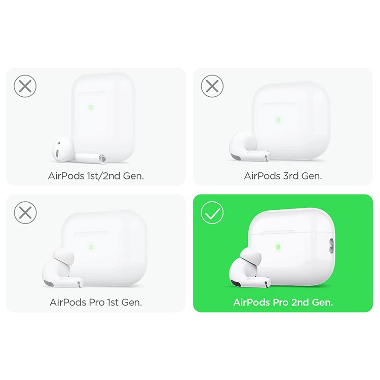 Чехол Elago Silicone case для AirPods Pro 2 (2022) Мятный (Mint)