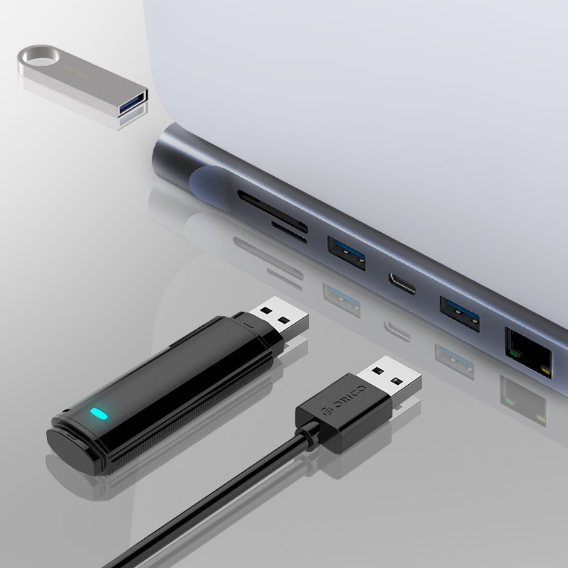 Мульти хаб MST USB-C 12-in-1 Hub серый космос