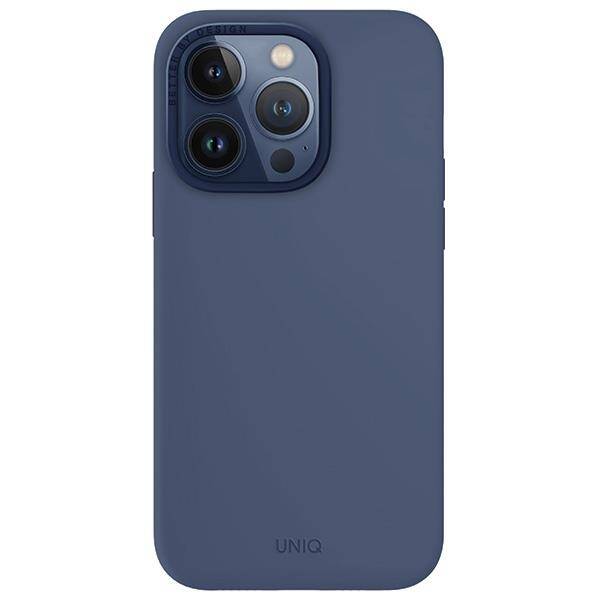 Чехол Uniq LINO MagSafe для iPhone 15 Pro синий (Blue)