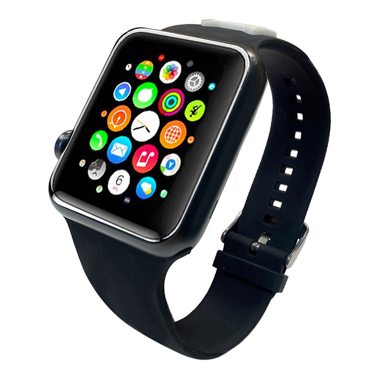Ремешок CG Mobile Lagerfeld Silicone Choupette Head для Apple Watch 42/44/45 мм чёрный