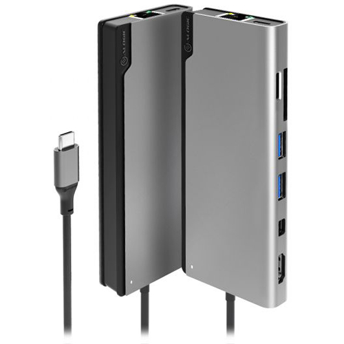 Мульти хаб ALOGIC USB-C Dock PLUS серый космос